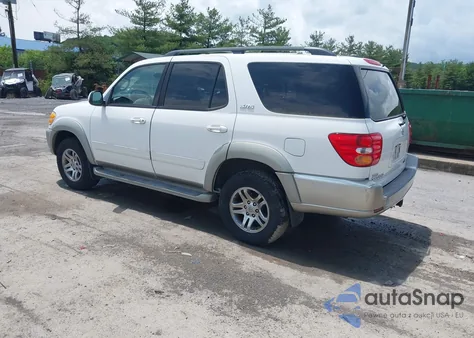 2003 Toyota Sequoia Sr5 V8 z USA, uszkodzony, nr VIN 5TDBT44A83S202497